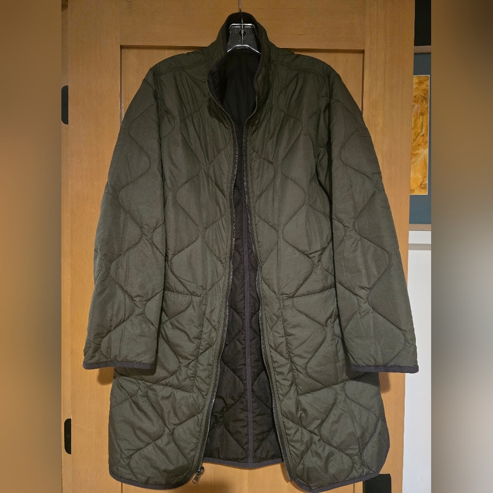 Thread And Supply Reversible Quilted Women's Coat